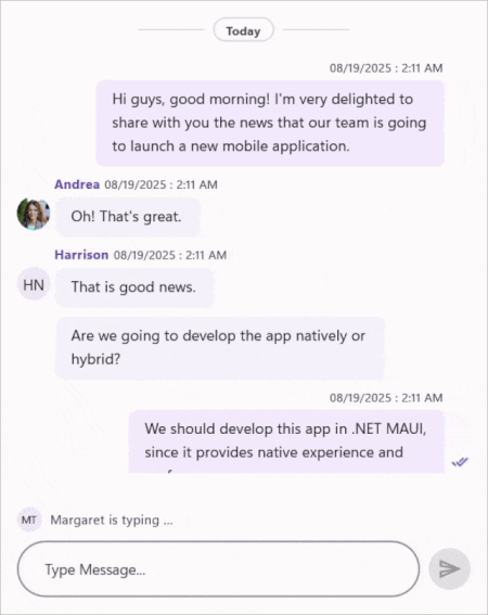 .NET MAUI Chat scroll to bottom